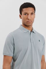 Cortefiel Basic piqué polo shirt Blue
