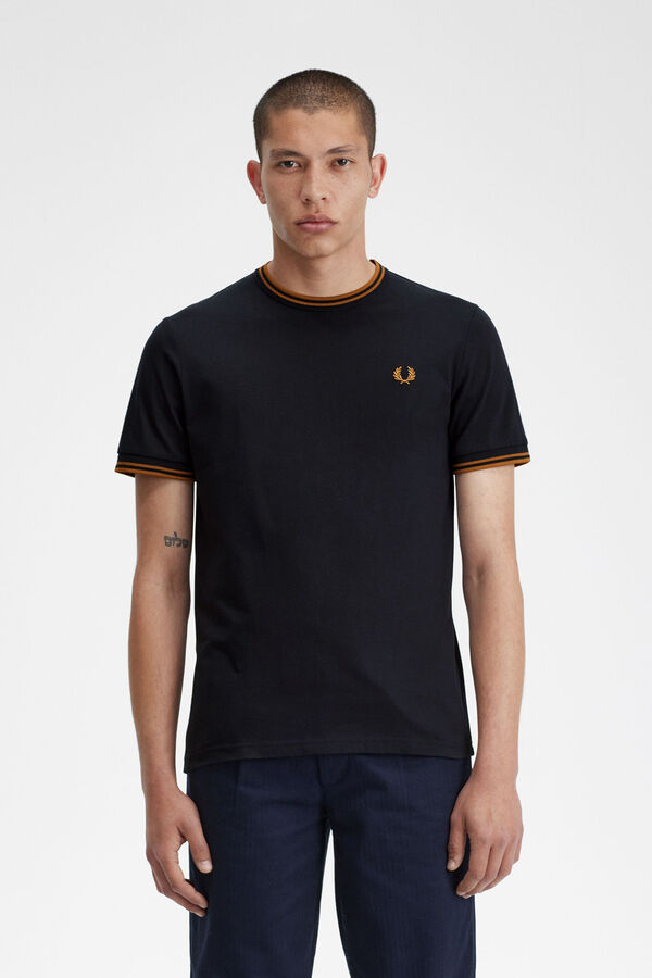 Cortefiel Camiseta fred perry manga corta Azul marino