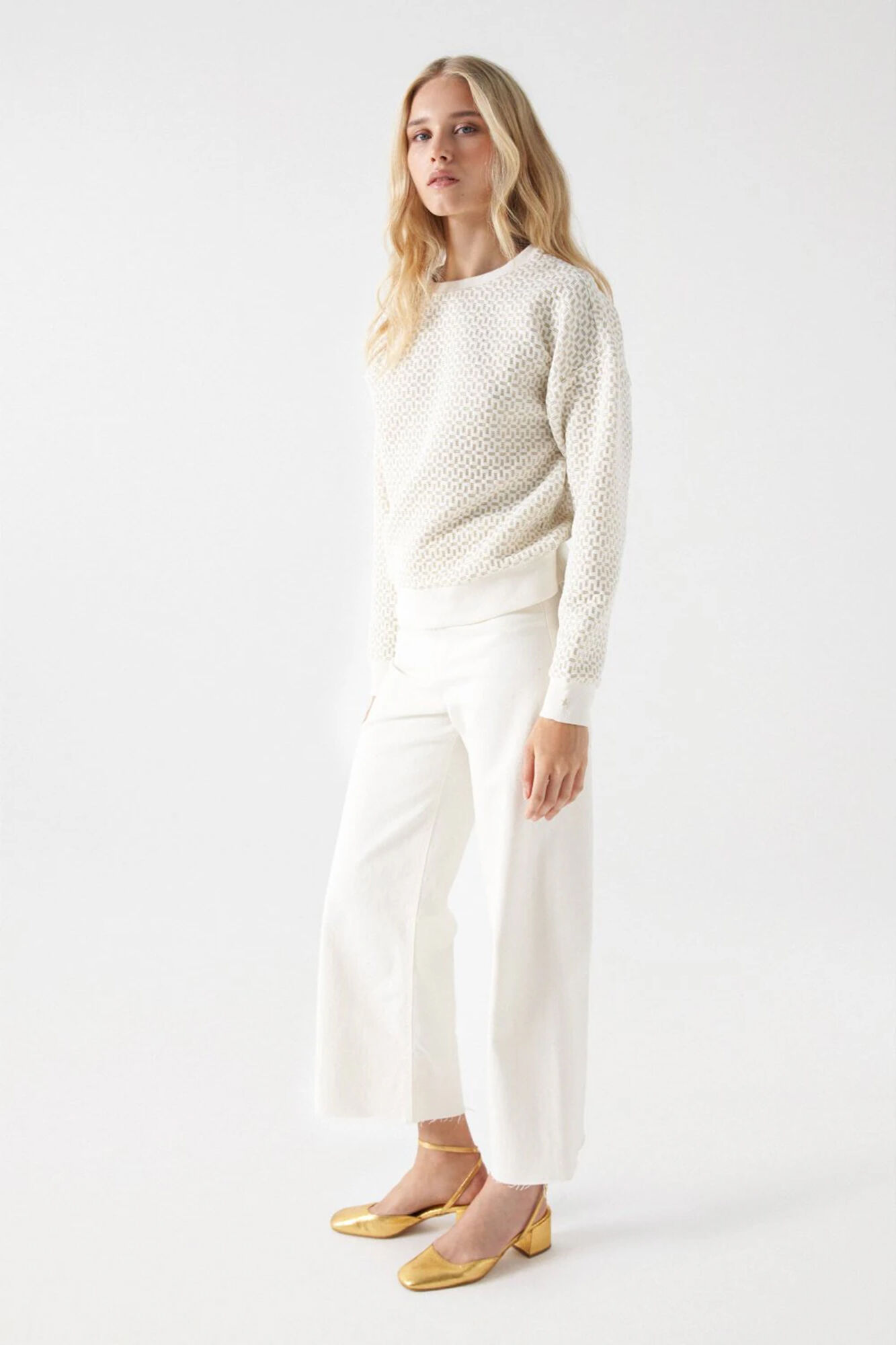 Jumper with glitter detail Women s jumpers and cardigans Cortefiel