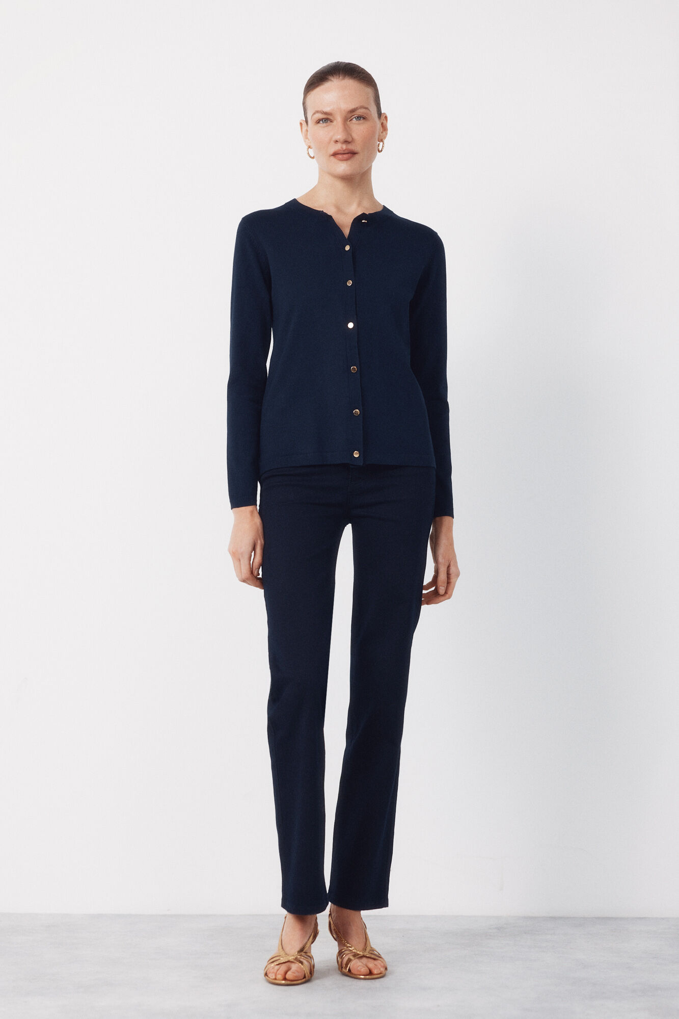 Cortefiel Jersey-knit basic jacket