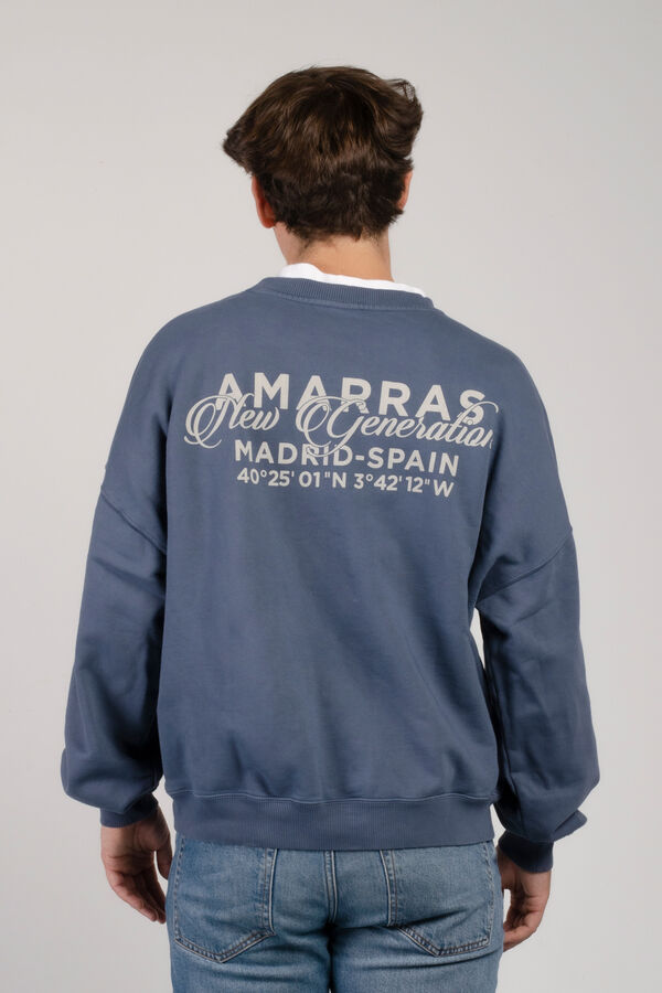 Amarras Moletom Sweatshirt Azul