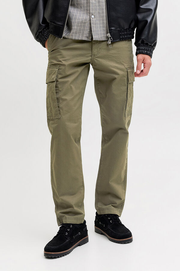 Jack & Jones Cal&ccedil;as cargo relaxed Verde