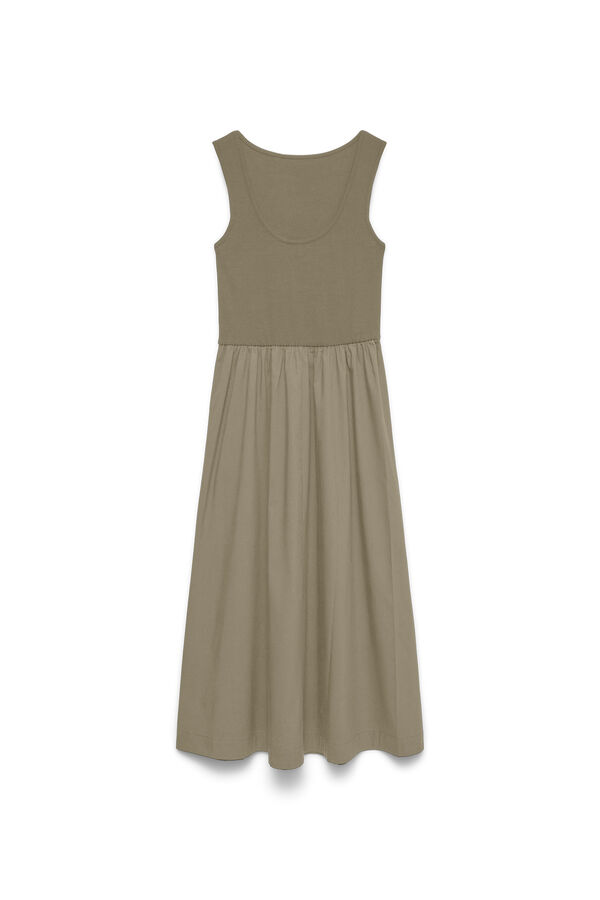 Vero Moda Vestido midi sem mangas Verde