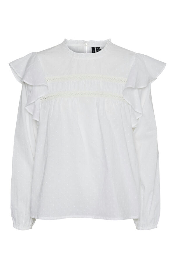 Vero Moda Blusa plumeti com top Branco