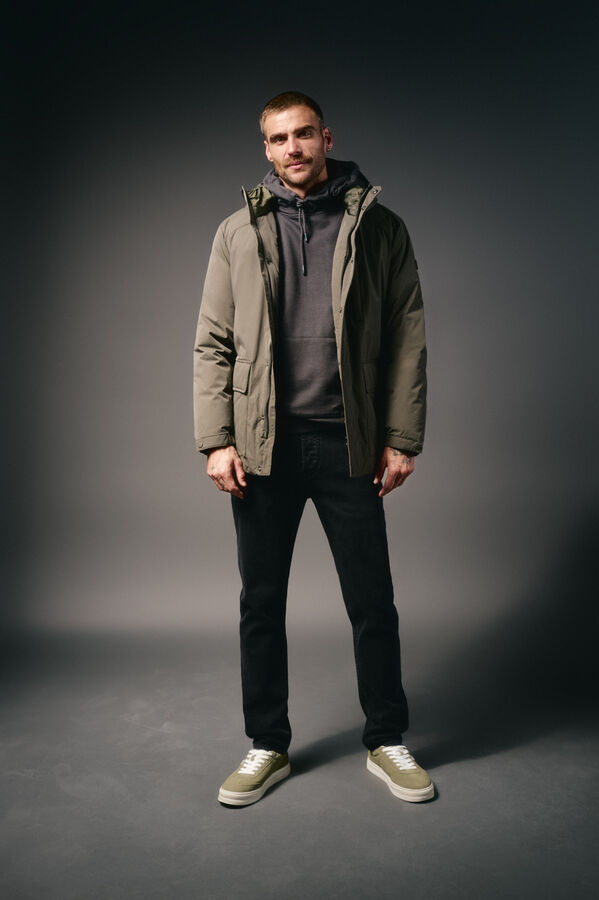 OOTO Sweatshirt com capuz Cinzento