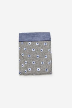 Cortefiel Jersey-knit boxers Gray
