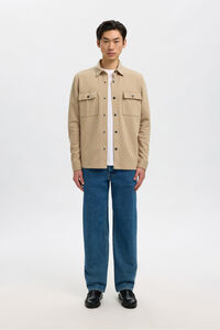 Selected Casaco meia esta&ccedil;&atilde;o com bot&otilde;es