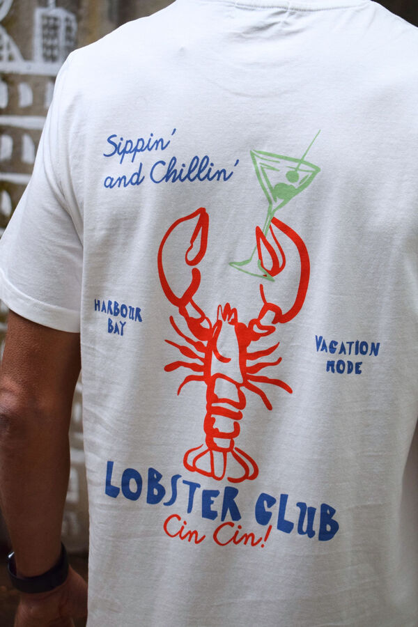 Cloking T-shirt Lobster Branco