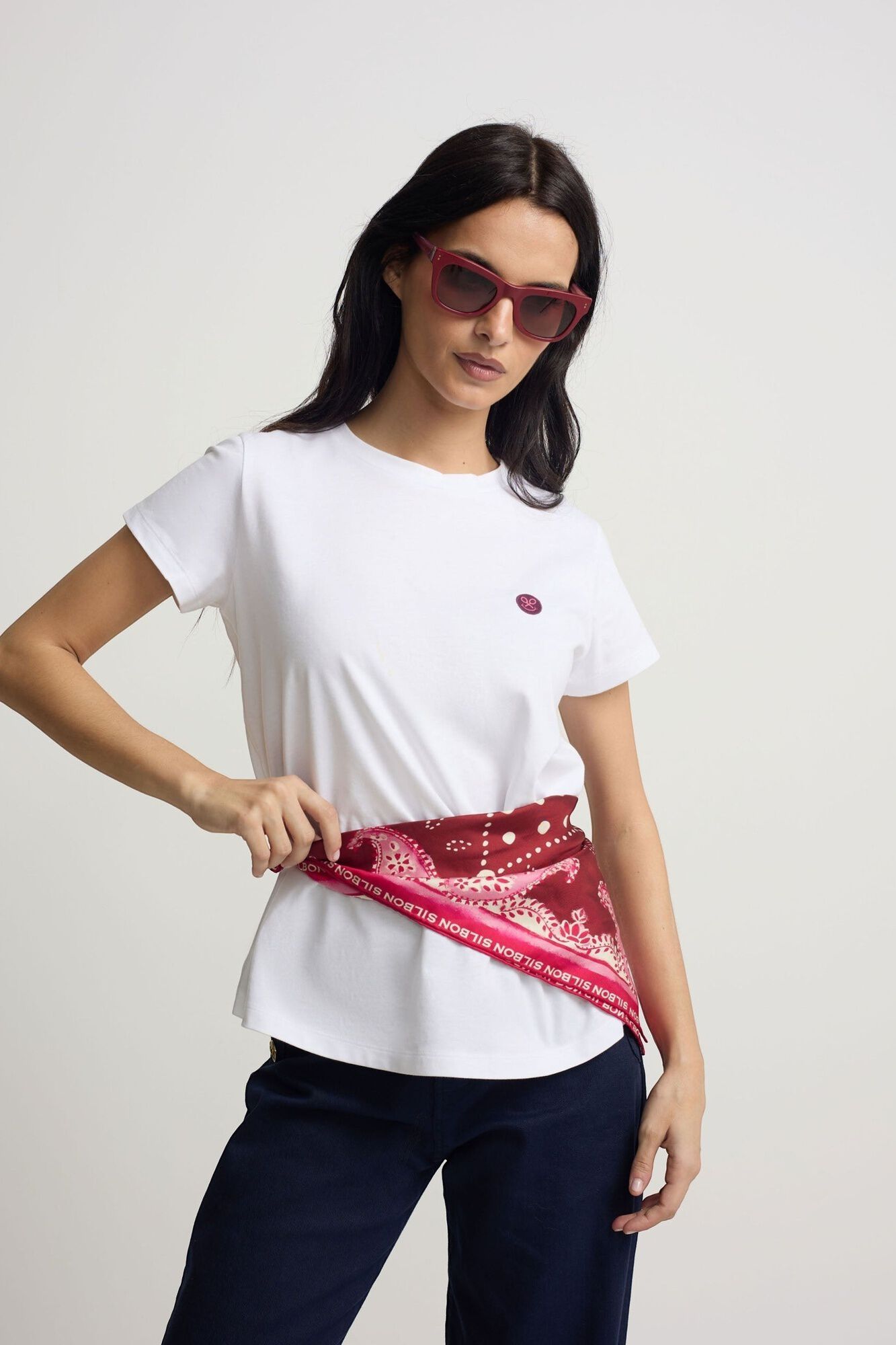 Silbon T-shirt estampada woman smile