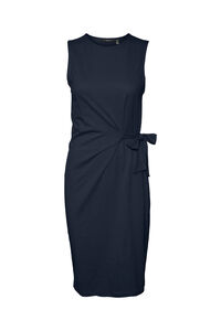 Cortefiel Vestido corto de algodón talla grande Azul marino