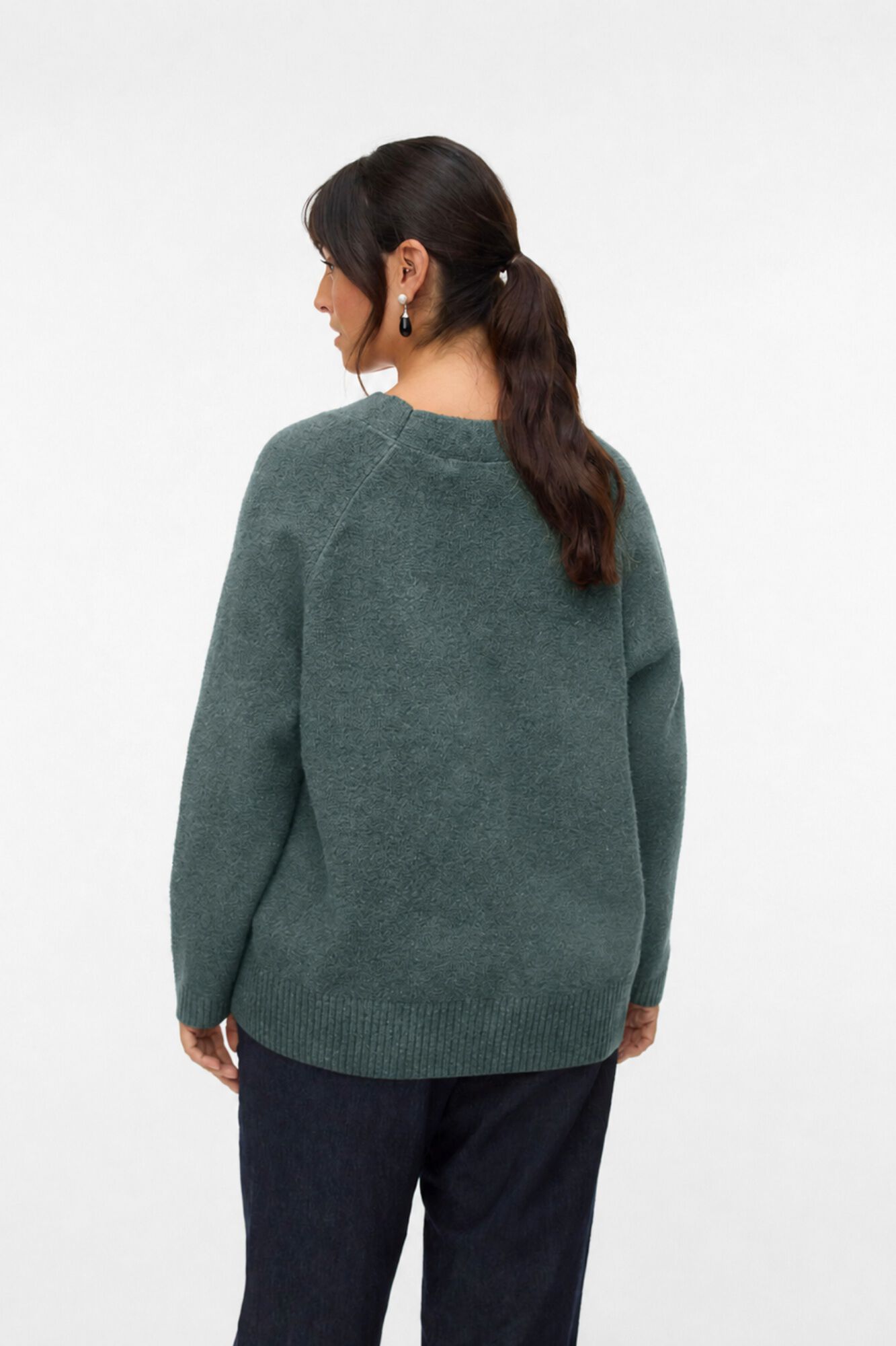 Vero Moda Curve Casaco de malha de gola em bico