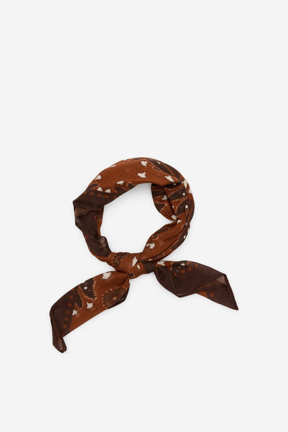 Bandana floral étnica