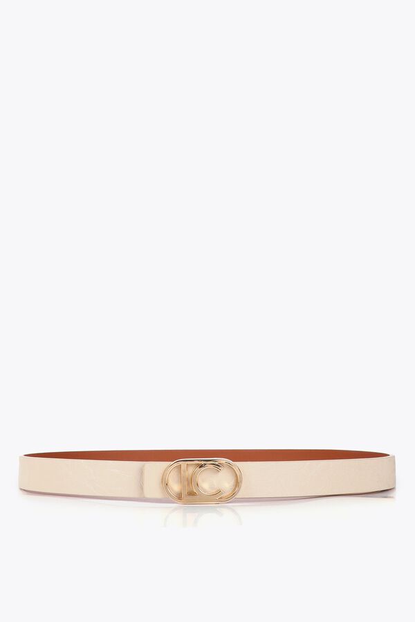 Lola Casademunt Reversible thin belt Camel