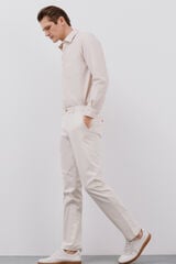 Cortefiel Regular fit chinos pants Ivory