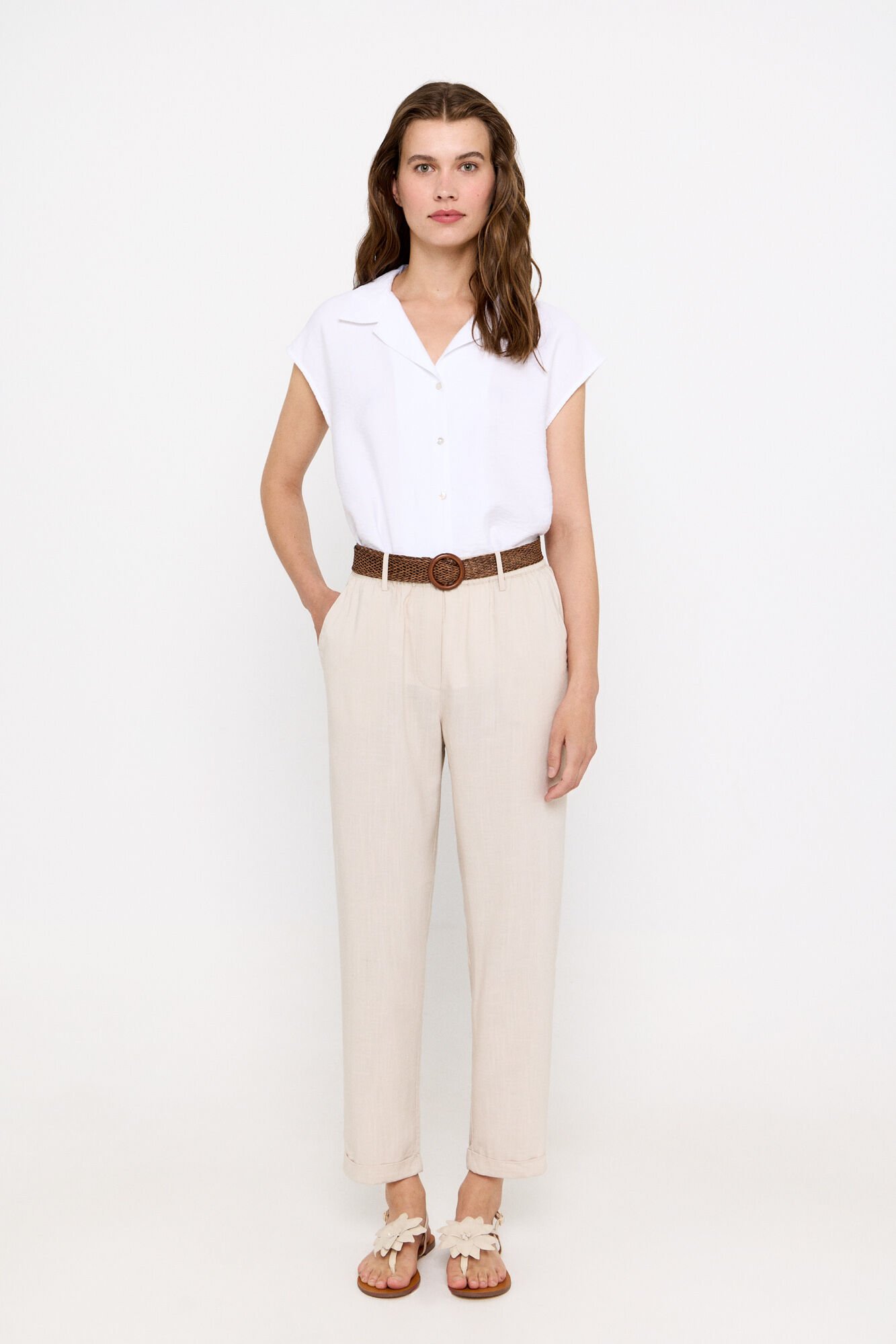 Pantalon blanco mujer cortefiel outlet