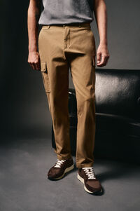 OOTO Calças cargo slim fit