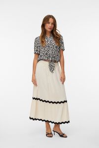 Vero Moda Saia comprida com detalhes bordados