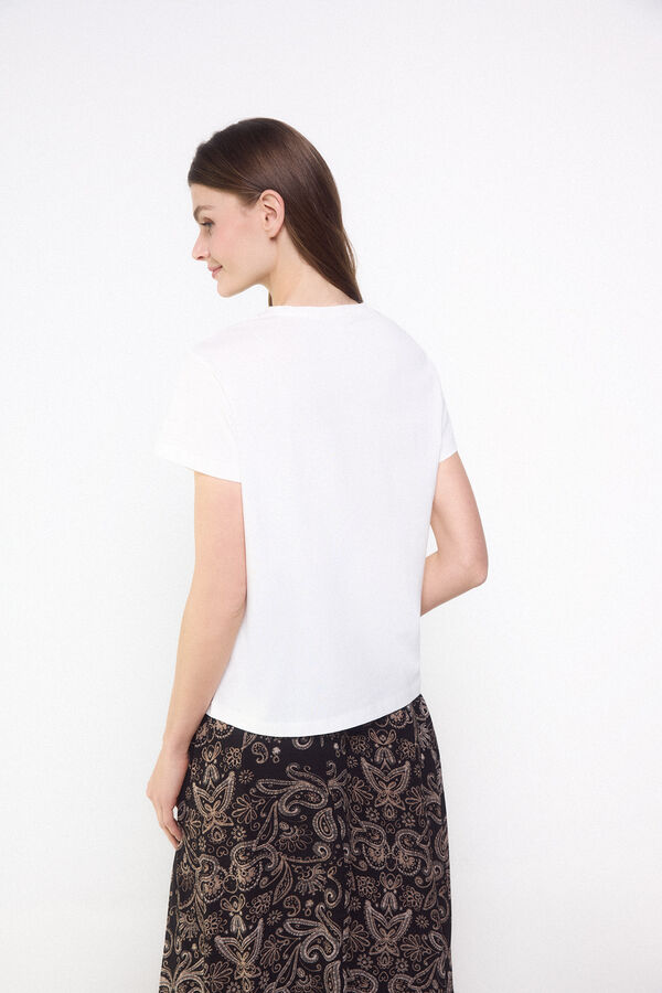 Slowlove Camiseta slowlove estampada Blanco