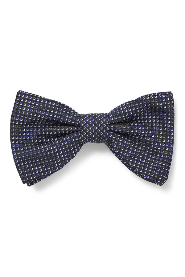 HUGO Silk bow tie Blue