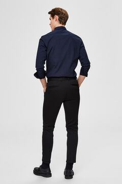 Cortefiel Slim fit shirt Navy