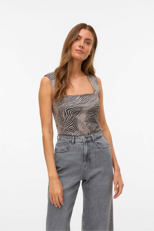 Vero Moda Top alça larga Multicolorido