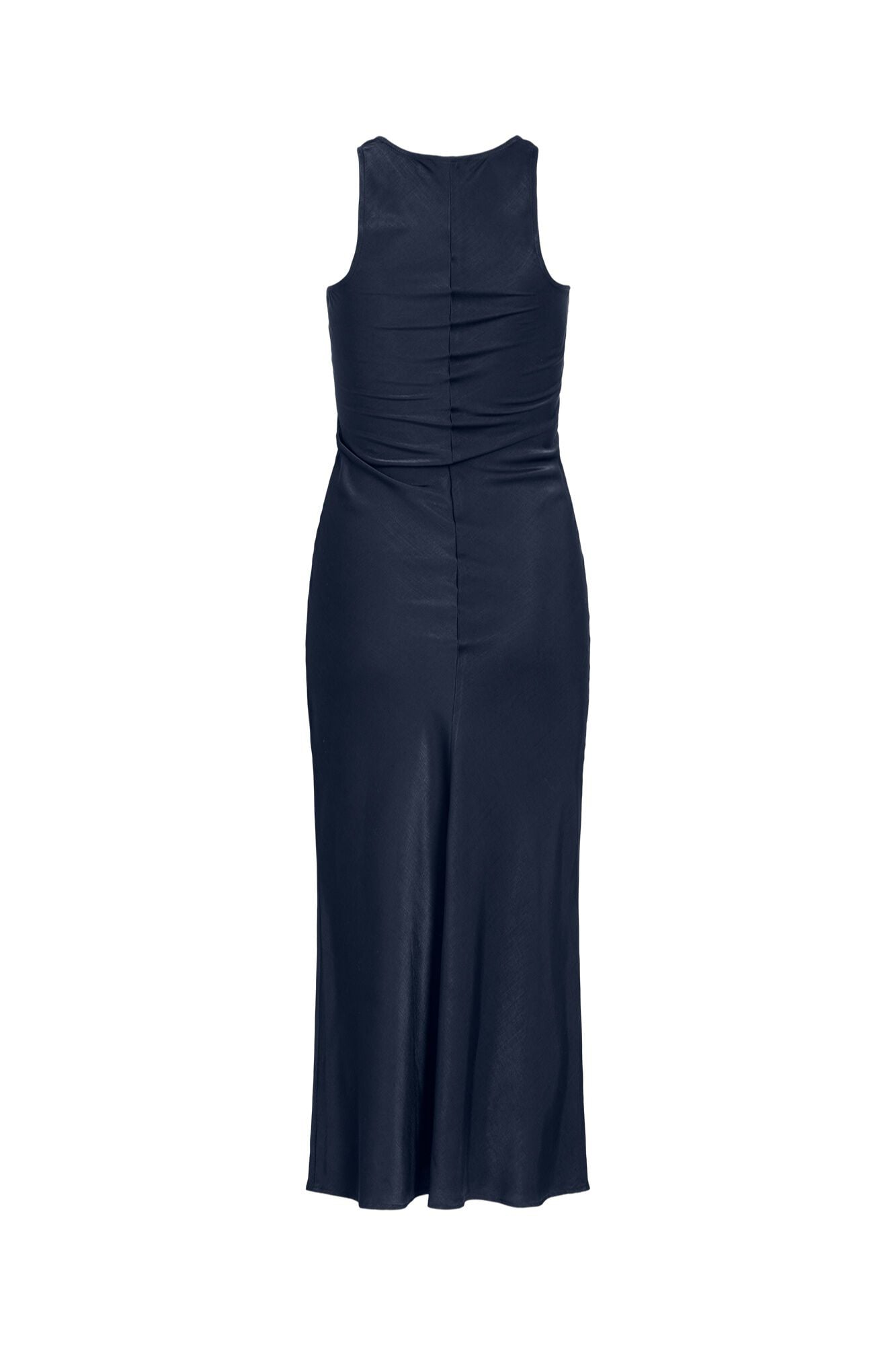 Vila Satin-finish halterneck long dress