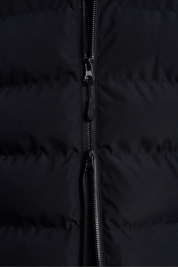 Valecuatro Casaco acolchoada preta com relevo Preto