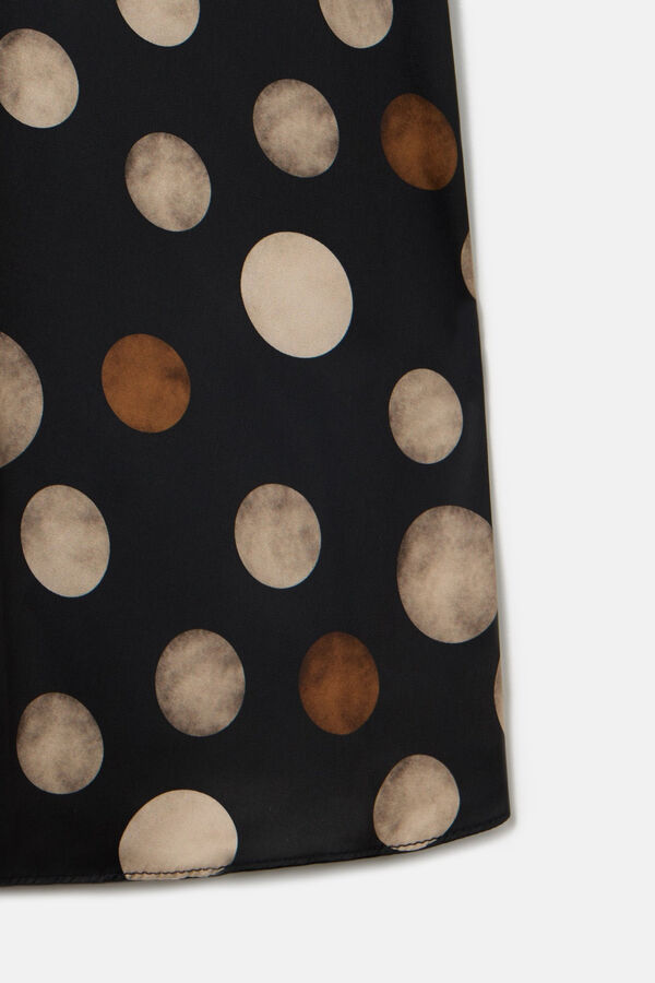 Silbon Polka-dot midi dress Multicolour
