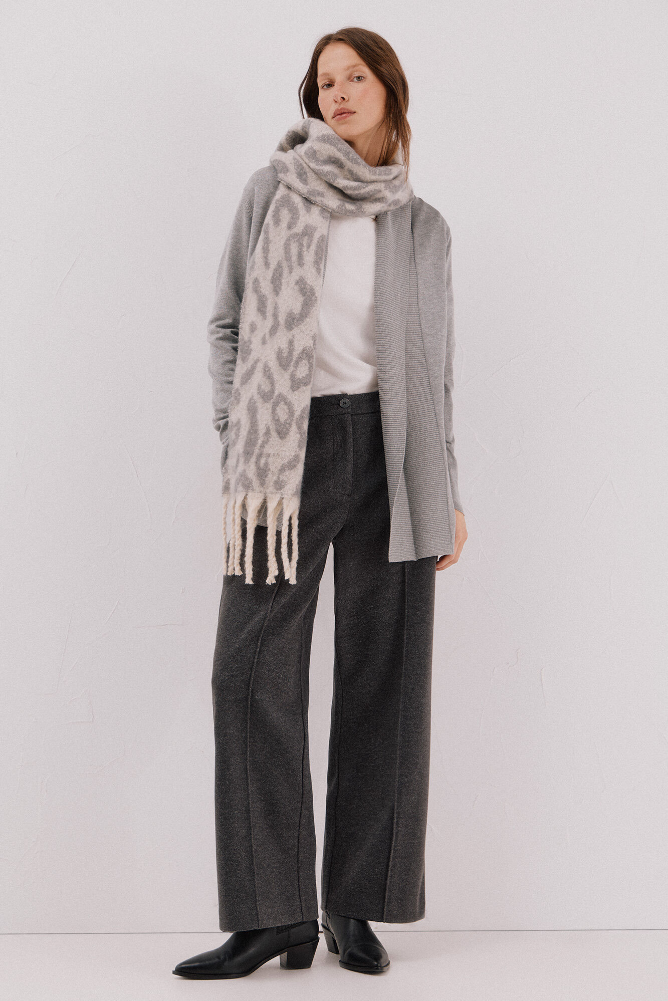 Cortefiel Cardigan with shawl neckline