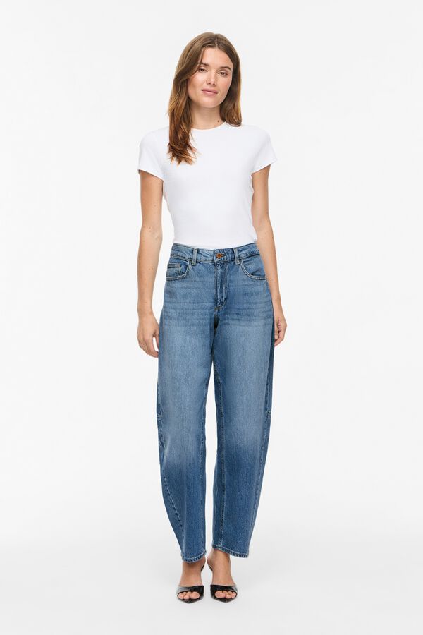 Vila Jeans barrel fit Azul