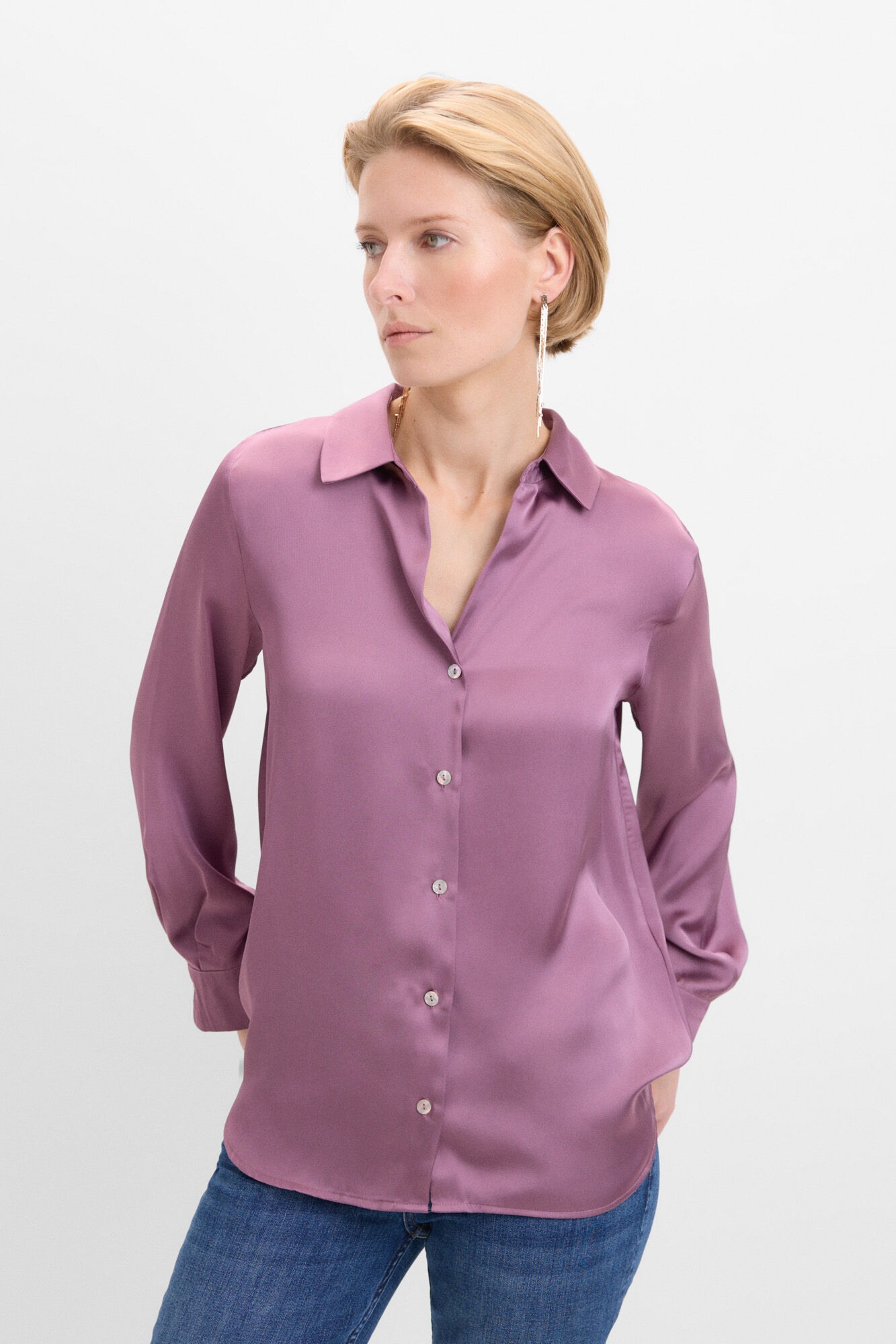 Camisas satinadas best sale