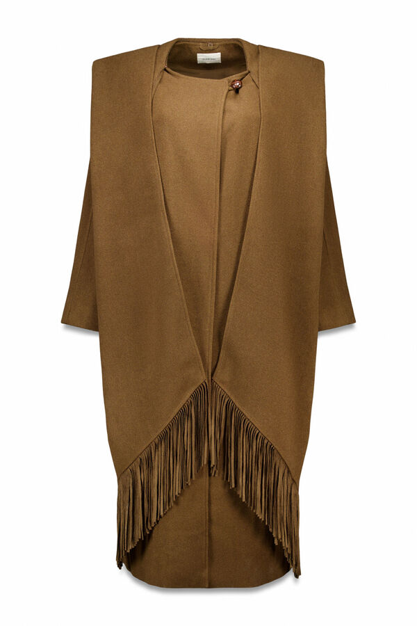 Slowlove Sobretudo cachecol Verde