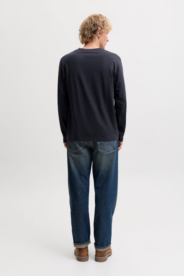 Jack & Jones T-shirt de manga comprida Azul