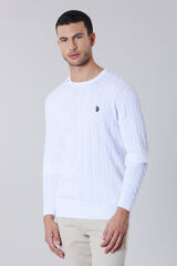 Us Polo Suéter gola redonda Branco