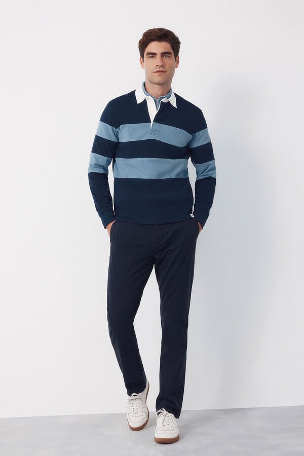 Cortefiel Polo rugby  Azul