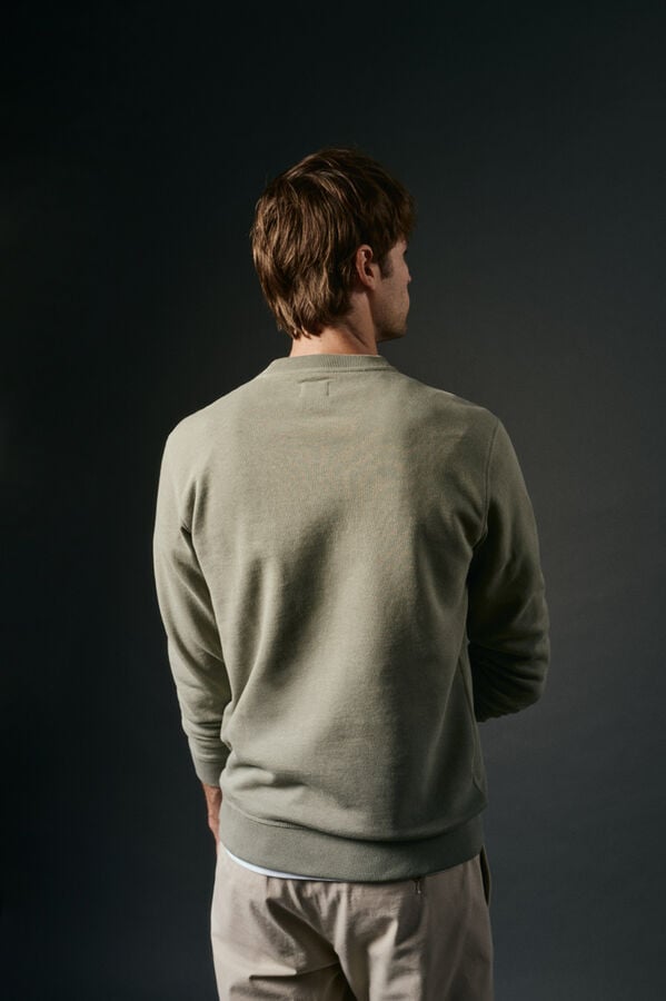 OOTO Sweatshirt logo bordado Verde