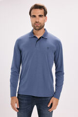 Jack & Jones Camisa polo clássica de manga comprida Azul