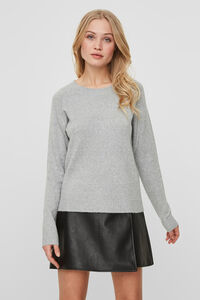 Cortefiel Basic knitted jumper Grey