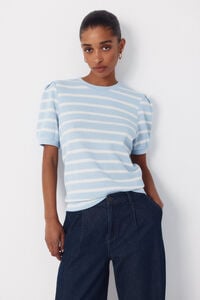 Cortefiel Striped structured top
