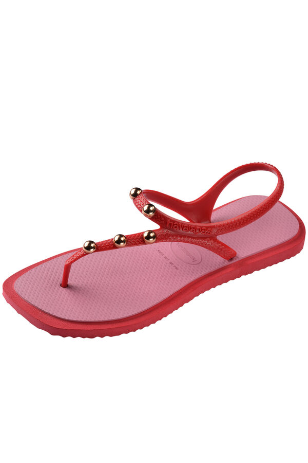 Havaianas Sand&aacute;lias Flash Fusion Vermelho