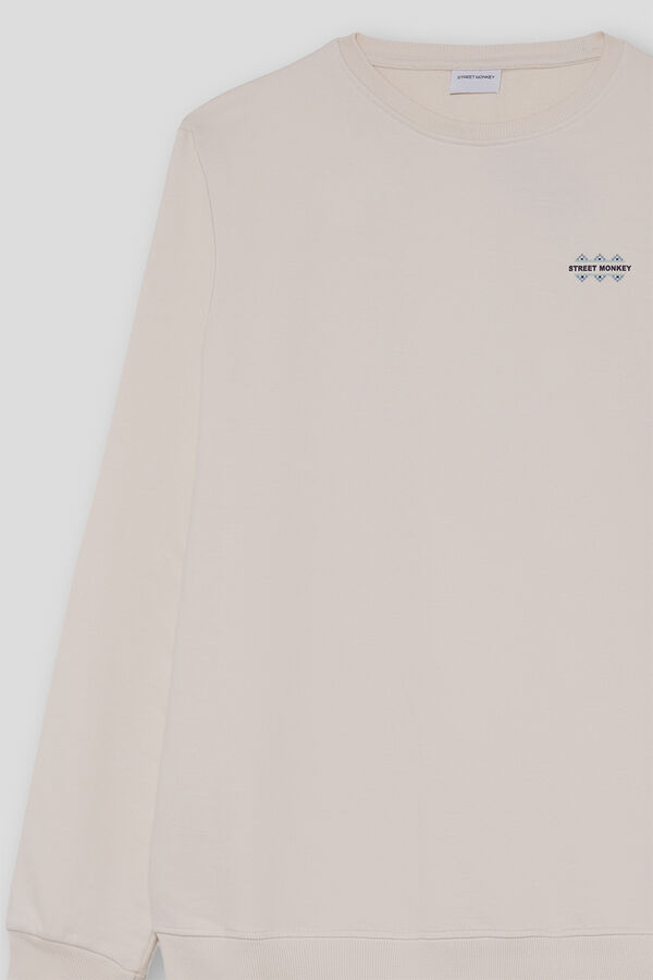 Street Monkey Sweatshirt estampada Amarelo