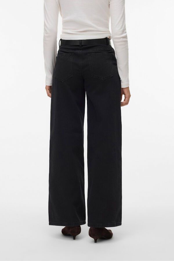 Vero Moda Wide fit jeans Black
