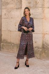 Pol&iacute;n Et Moi Vestido de convidada Artemisa Granada