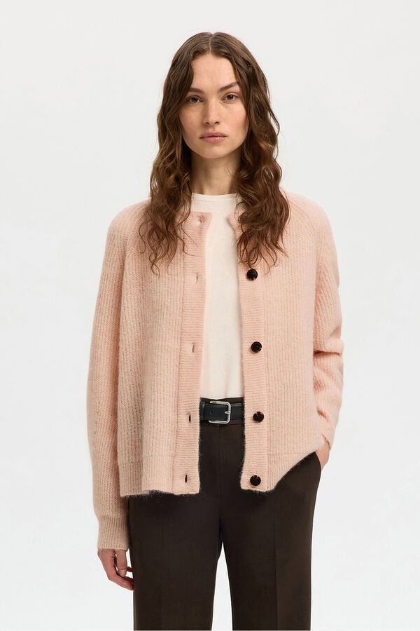 Selected Casaco de malha em lã e alpaca Subiu