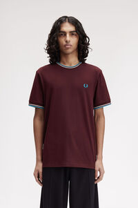Fred Perry T-shirt masculina de manga curta 