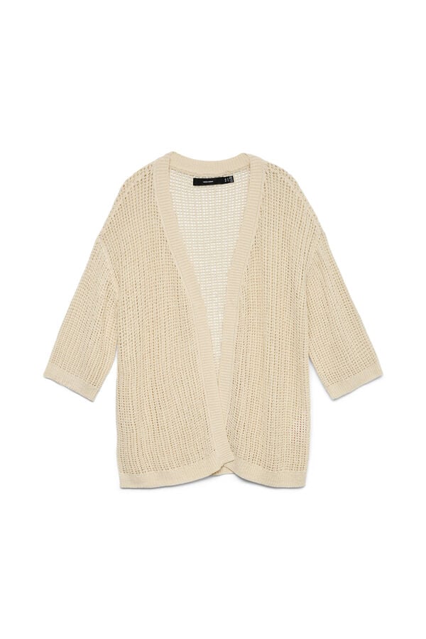 Vero Moda Casaco de malha em malha fria Tostado