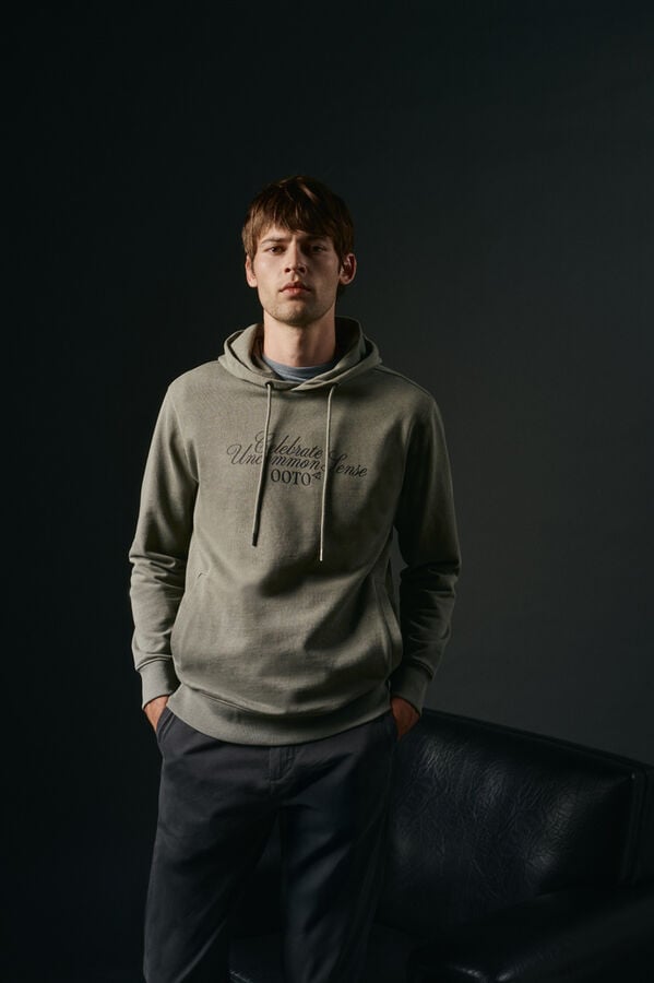 OOTO Sweatshirt capuz Verde