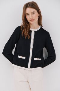 Cortefiel Chaqueta básica punto