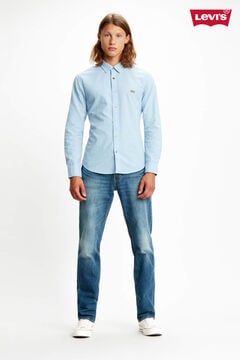 Cortefiel Classic slim fit Levi's® shirt Light blue