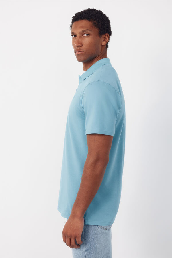 Cortefiel Bermuda shorts with elastic and regular laces Blue